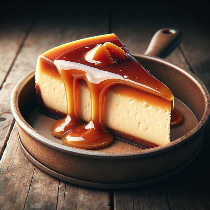 Cheesecake al caramello