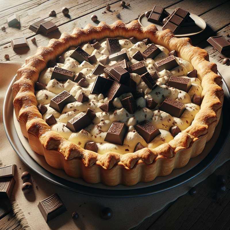 Crostata pasquale alla ricotta e cioccolata