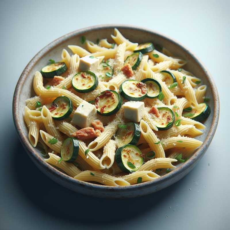 Pasta con robiola e zucchine