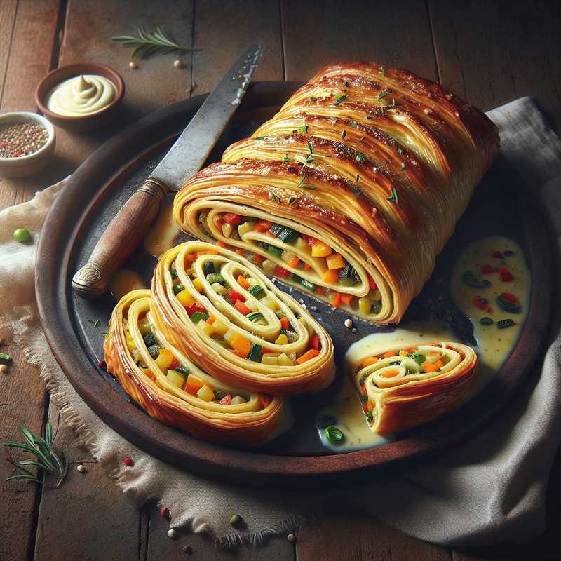 Strudel alla crema di verdure