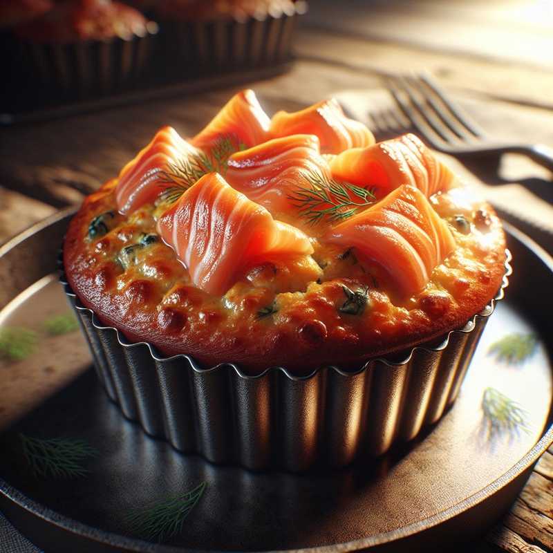 Muffin al salmone