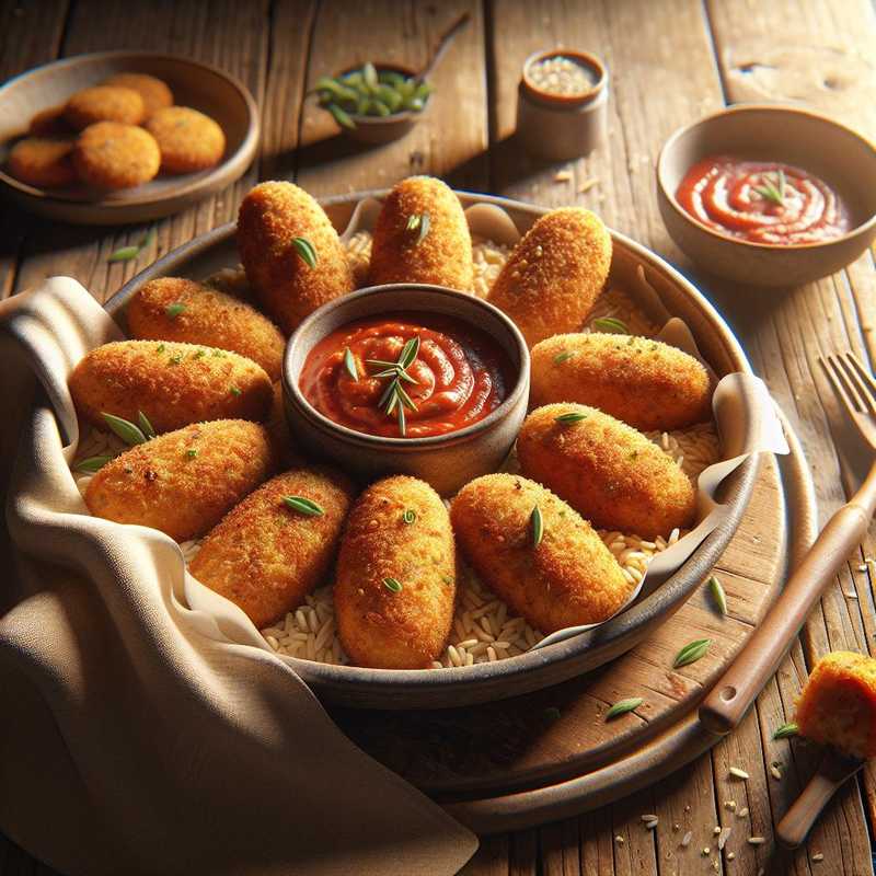 Baked Rice Croquettes