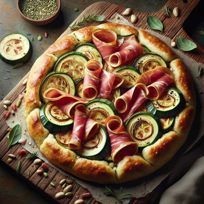 Zucchini and Speck Flatbread