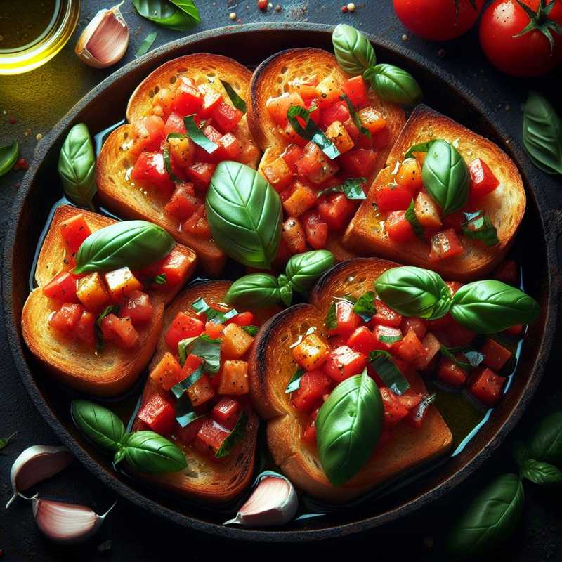 Tomato and Basil Bruschetta