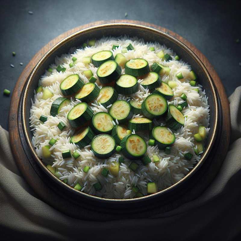 Riso basmati con zucchine