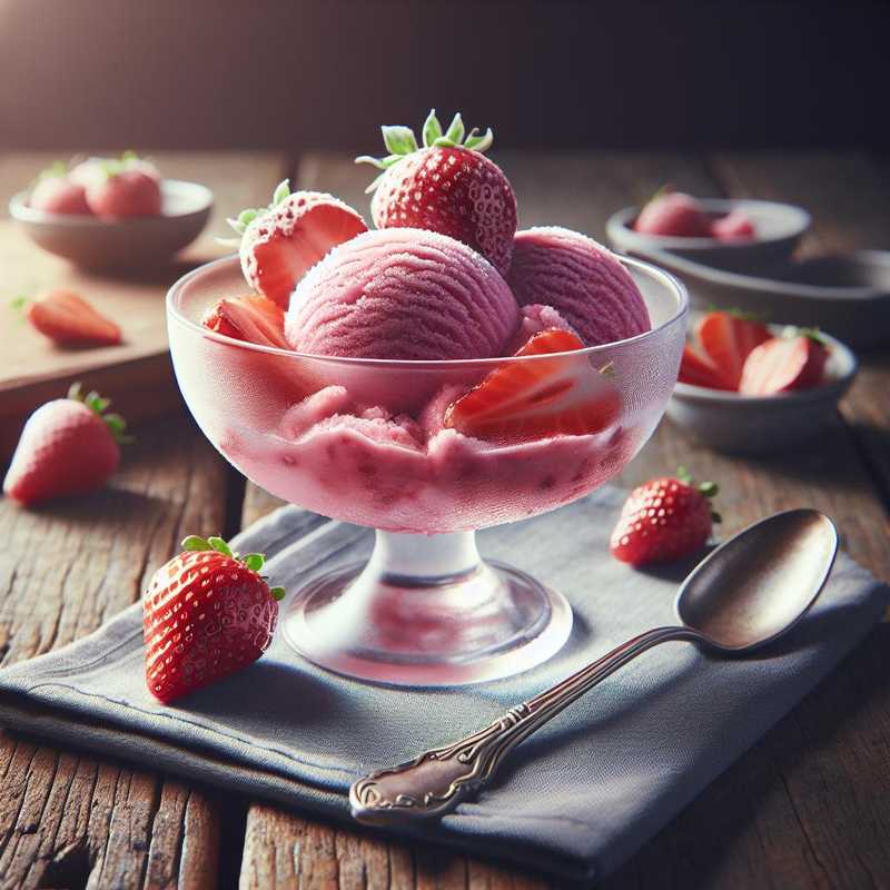 Strawberry Grape Sorbet