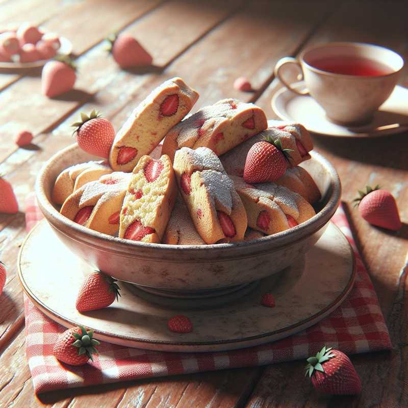 Biscotti morbidi alle fragole