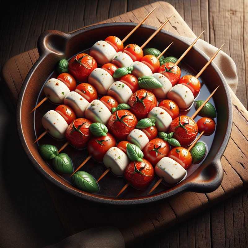 Tomato and Mozzarella Skewers