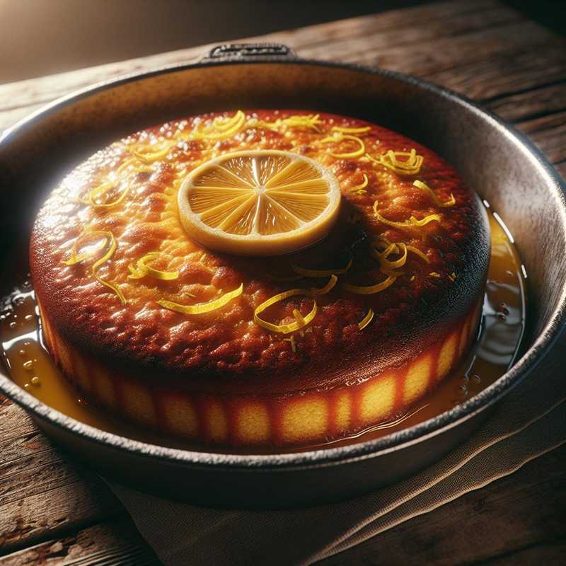 Lemon and Ginger Water Cake