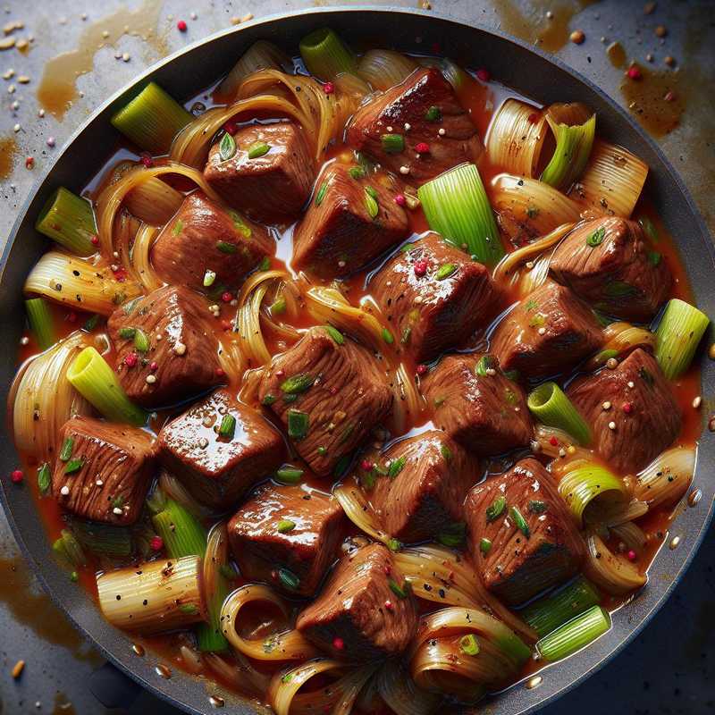 Veal Stew with Leeks