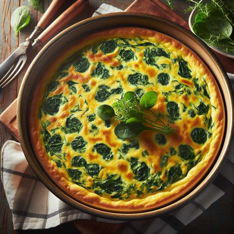 Frittata agli spinaci