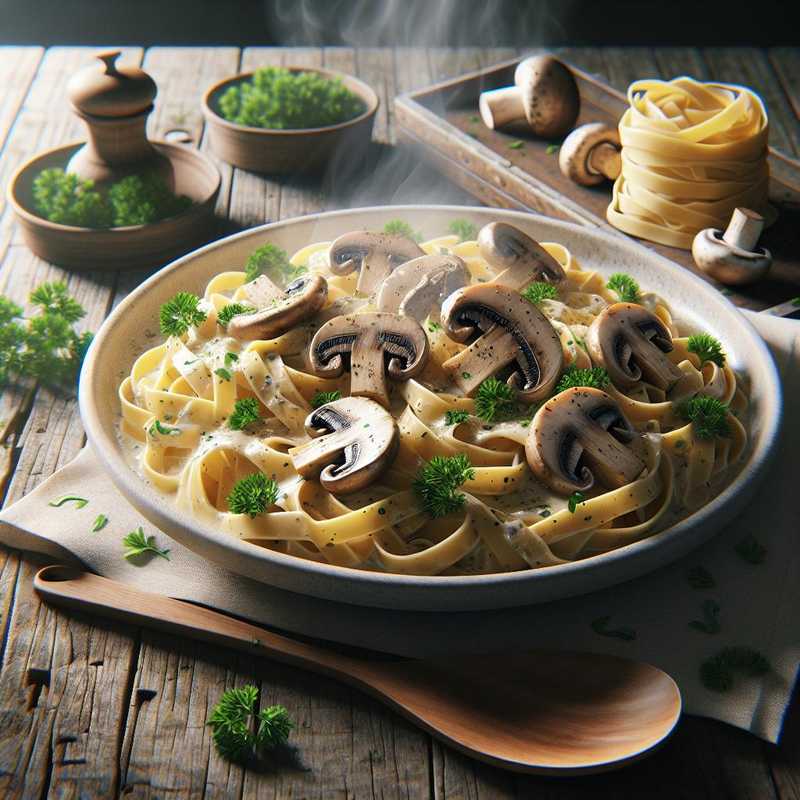 Fettuccine ai Funghi Selvatici