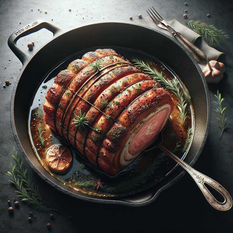 Roast with Speck and Herbs