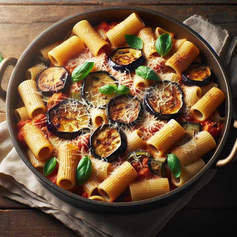 Rigatoni al Forno con Melanzane