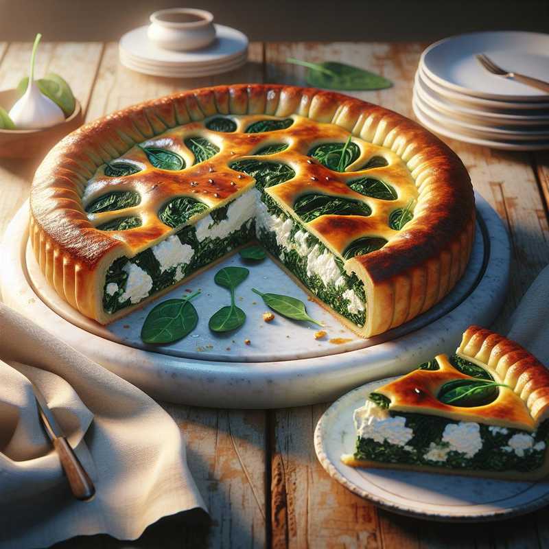 Torta salata ricotta e spinaci