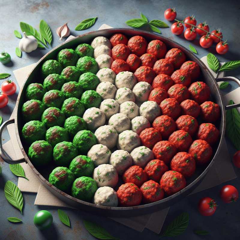 Polpette tricolore