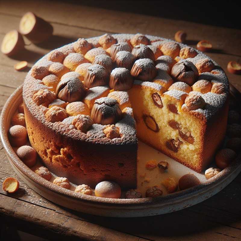 Amaretti and Chestnut Cake