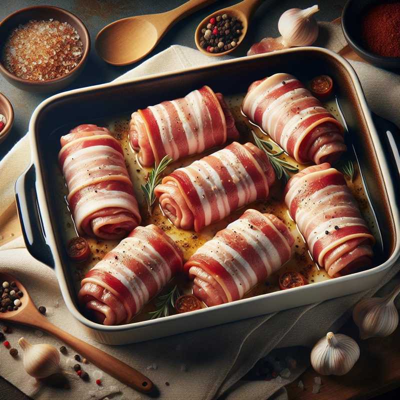 Involtini di carne e pancetta