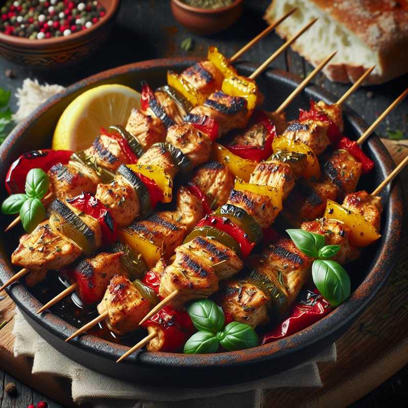 Spicy Chicken Skewers