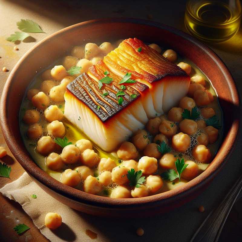 Cod with Chickpeas