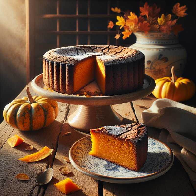 Torta tenerina alla zucca