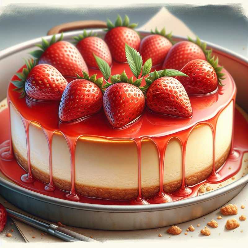 Cheesecake golosa con fragole