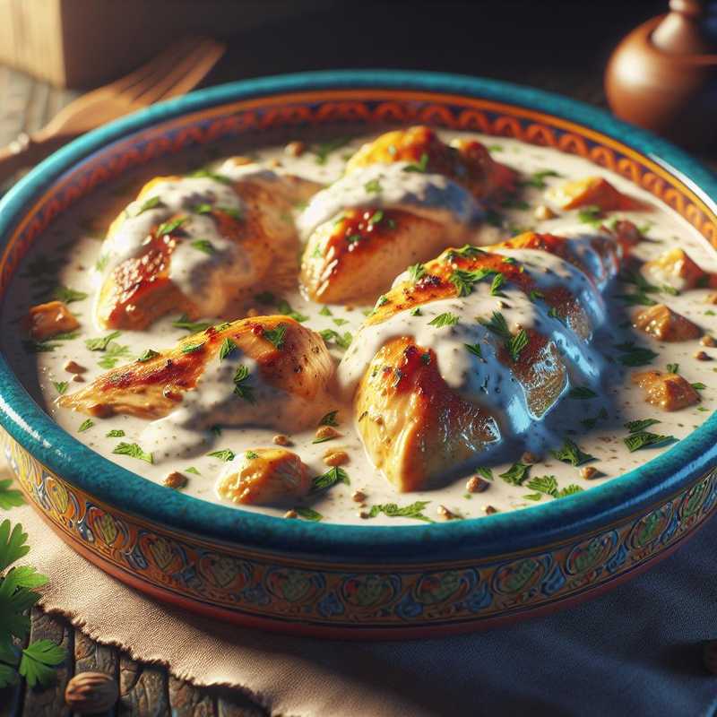 Pollo allo yogurt