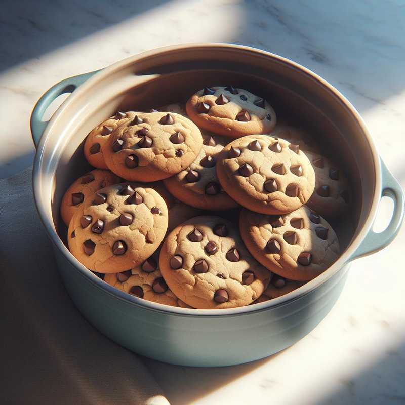 Double chocolate chip cookies