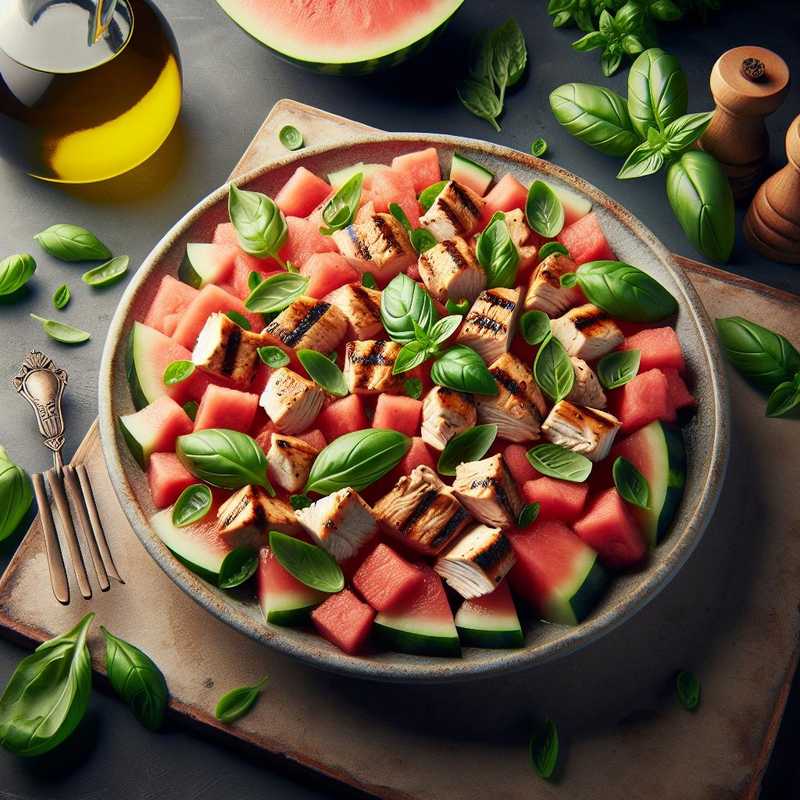 Chicken and Watermelon Salad