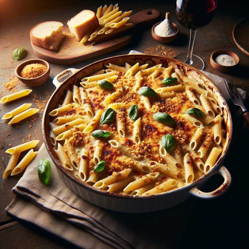 Penne al Forno con Besciamella