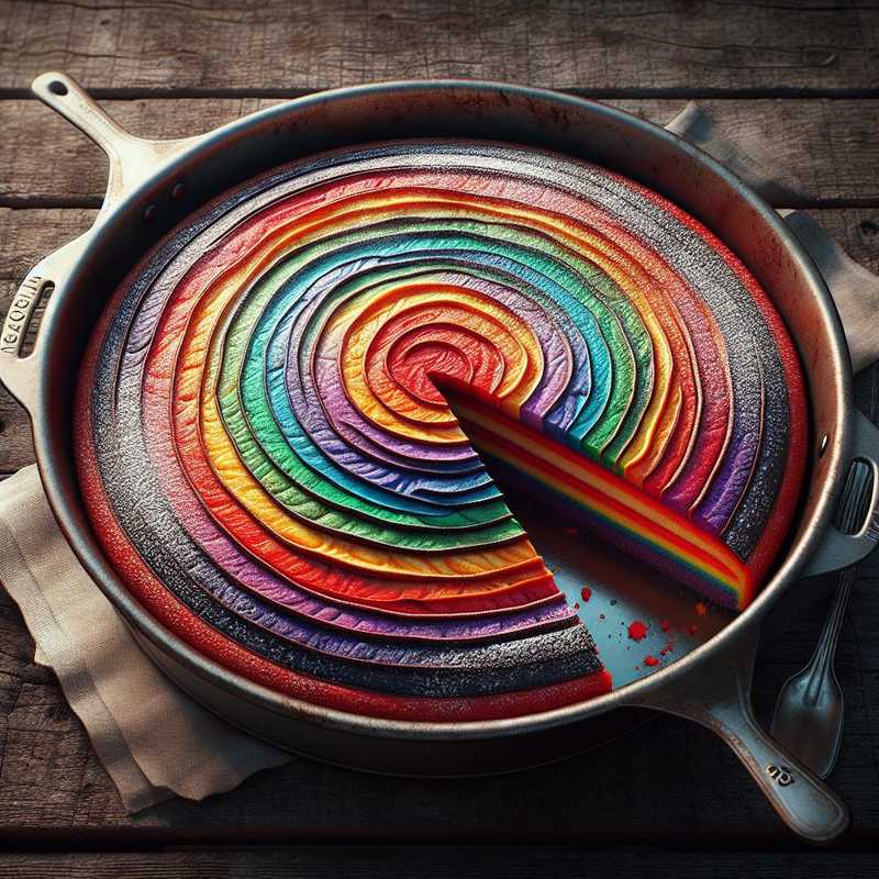 Torta arcobaleno