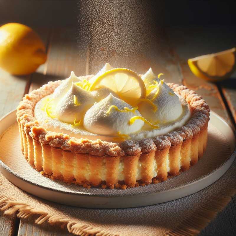 Sbriciolata fredda ricotta e limone