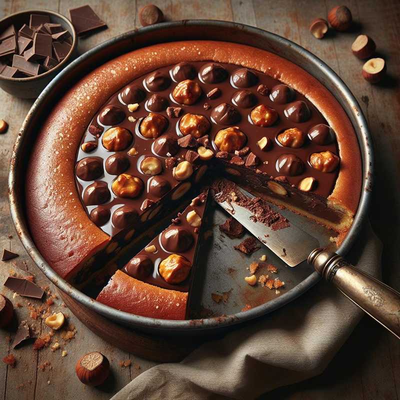 Torta cioccolato e nocciole