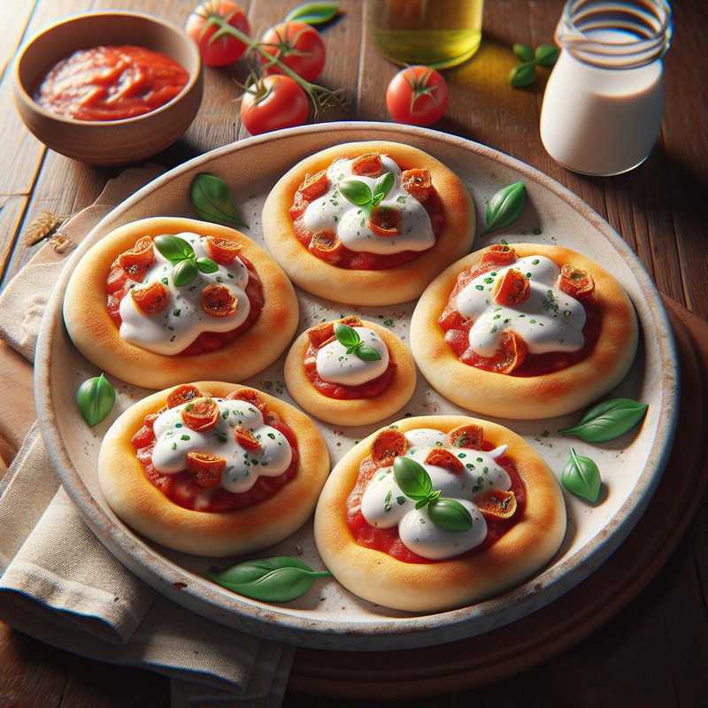 Pizzette allo yogurt senza lievitazione