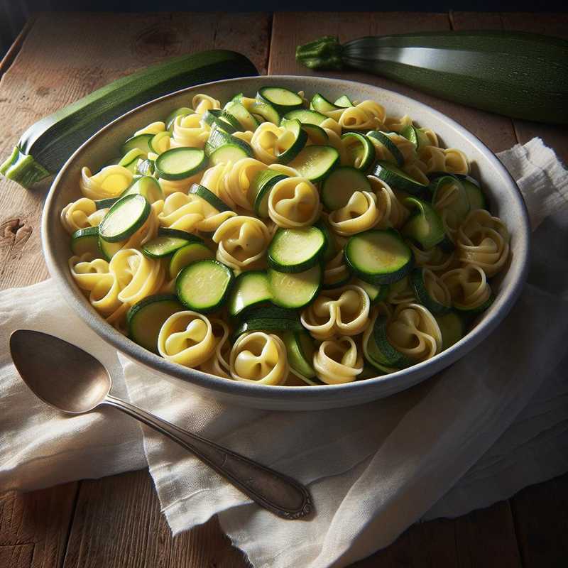 Orecchiette with zucchini ribbons