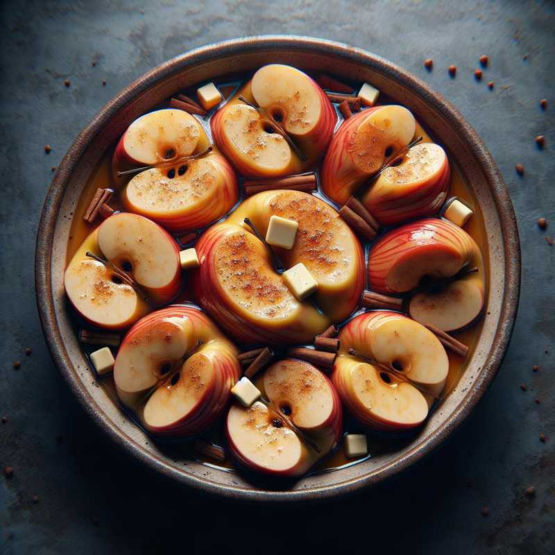 Microwave-baked Apples