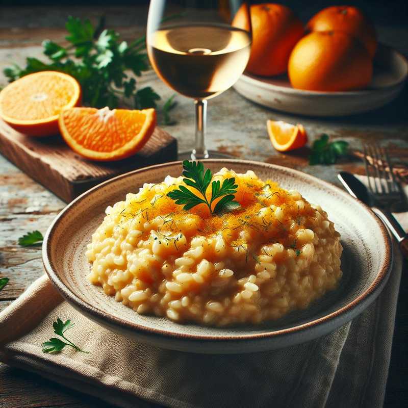 Risotto all'arancia