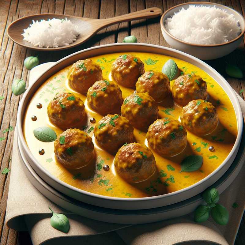 Polpette di pollo al curry