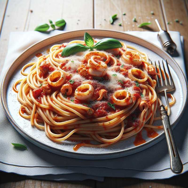 Spaghetti with Squid Sauce