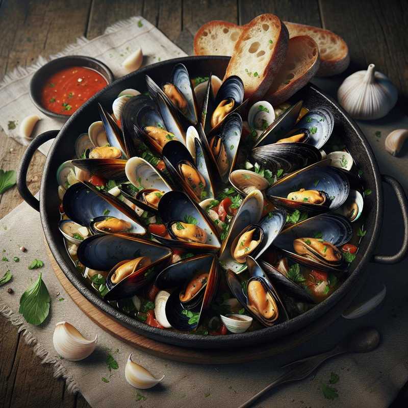 Sauté of Mussels and Clams