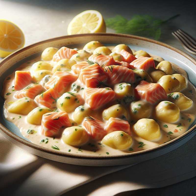 Gnocchi al salmone