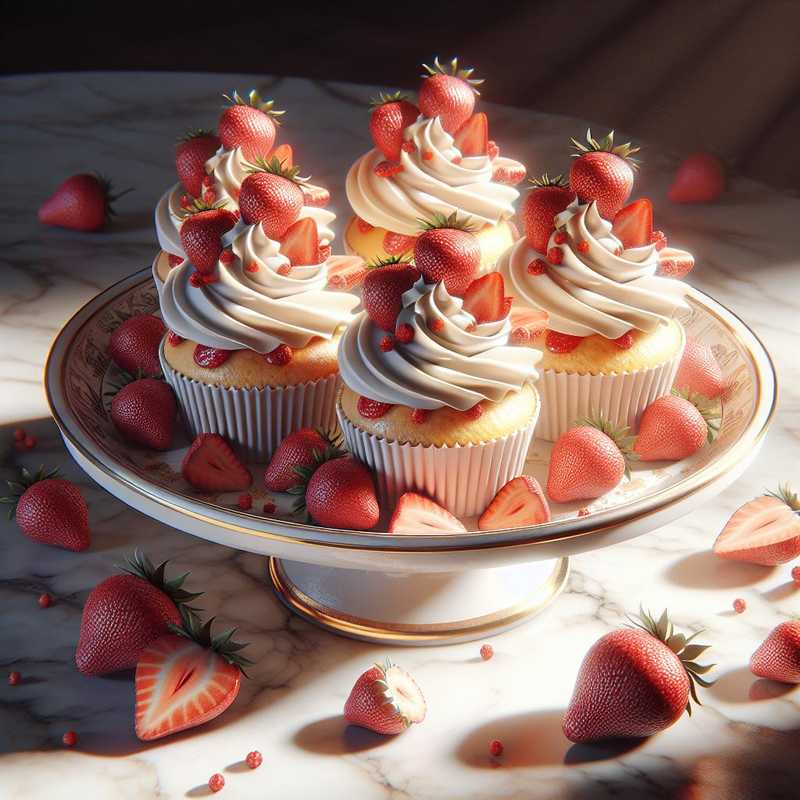 Cupcake alle fragole