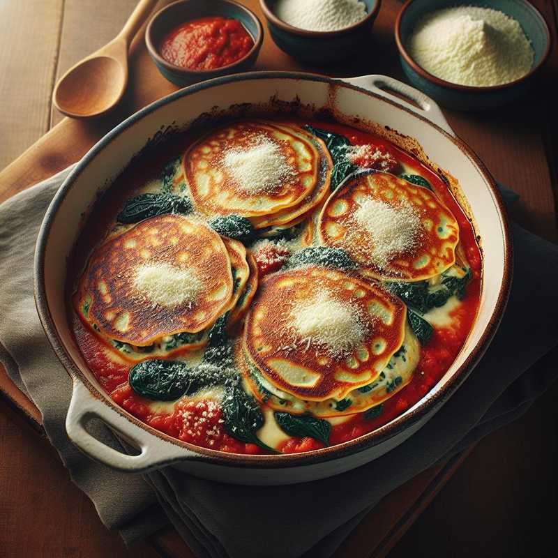 Crespelle ricotta e spinaci al forno