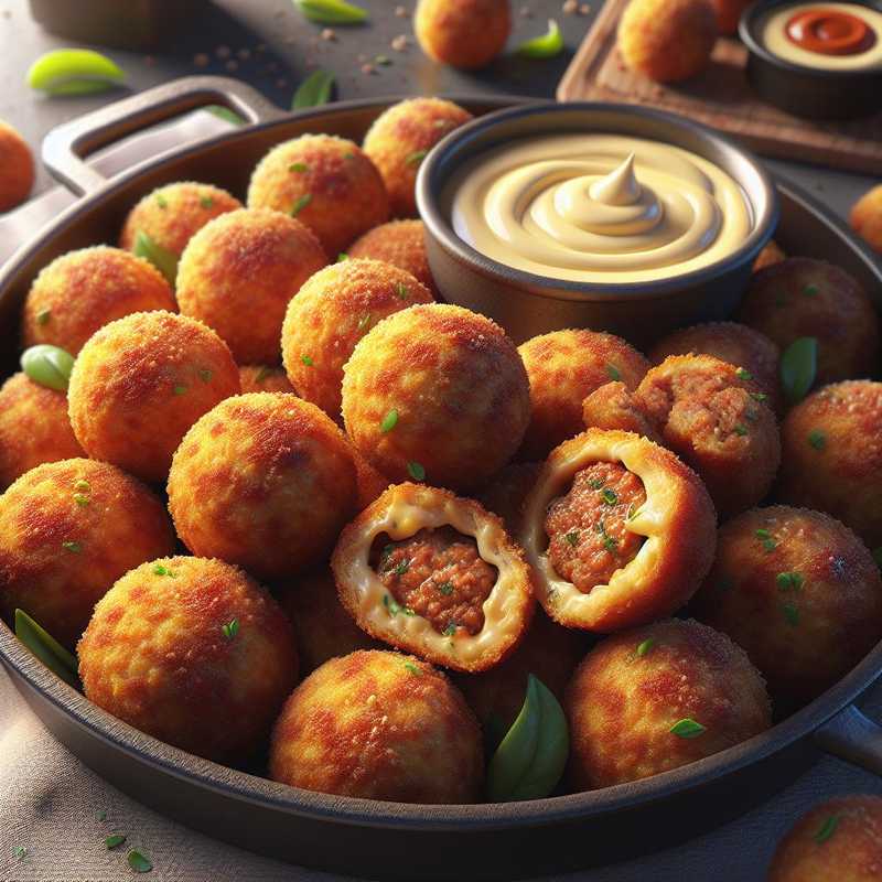 Boiled meat croquettes (bitterballen)