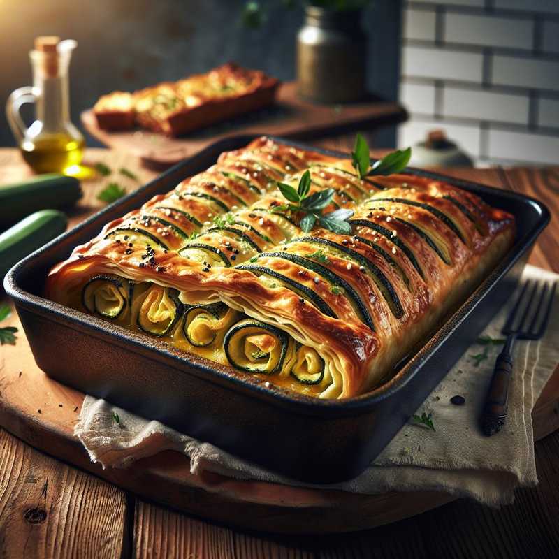 Strudel di zucchine