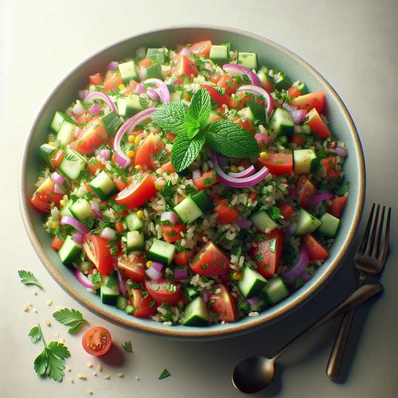 Insalata di riso tabbouleh