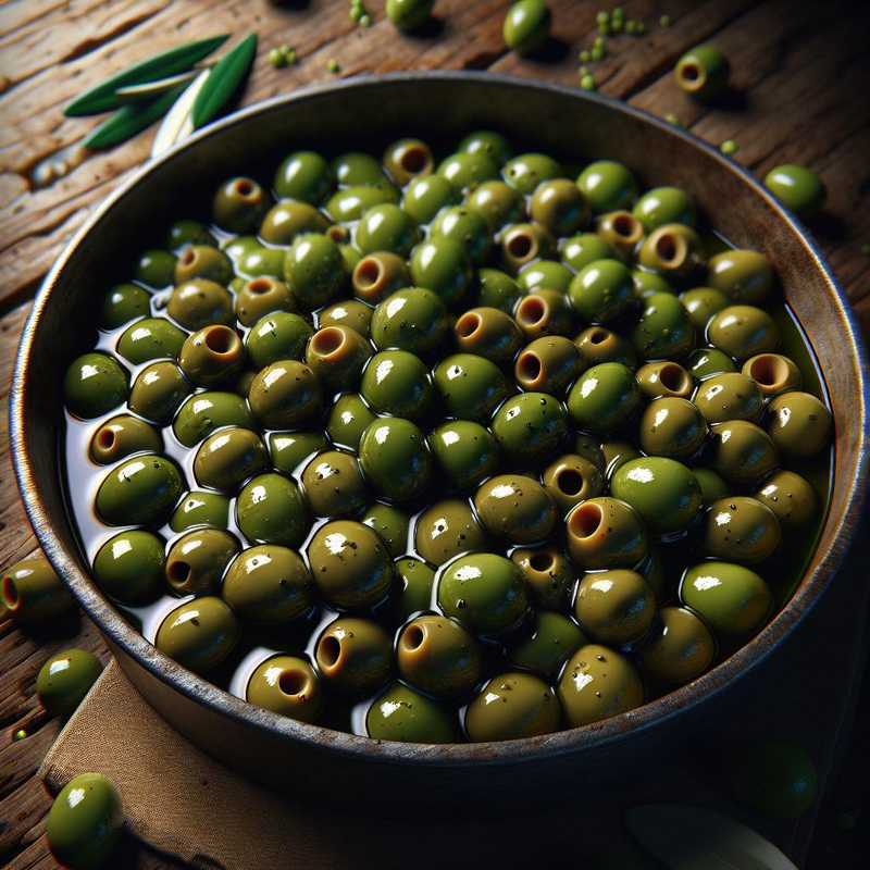 Olive schiacciate