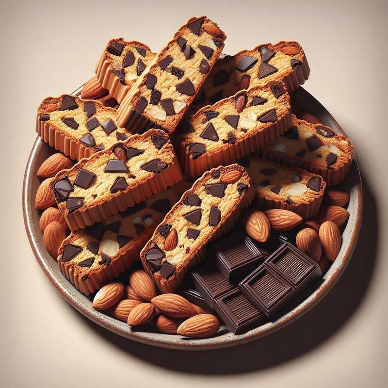 Biscotti al cioccolato e mandorle