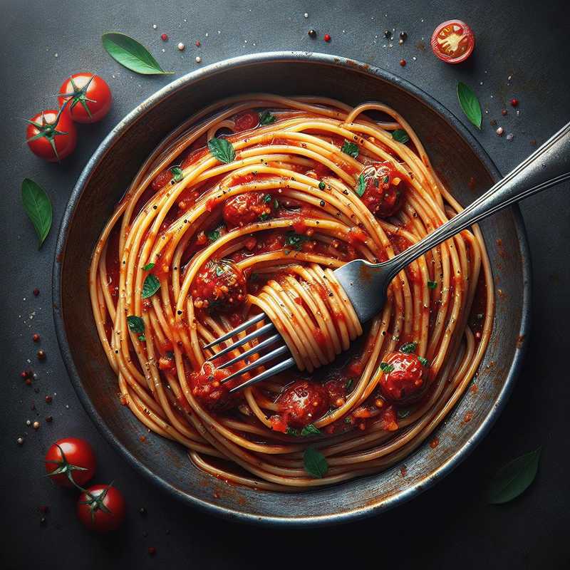 Spaghetti with Red Mullet Sauce