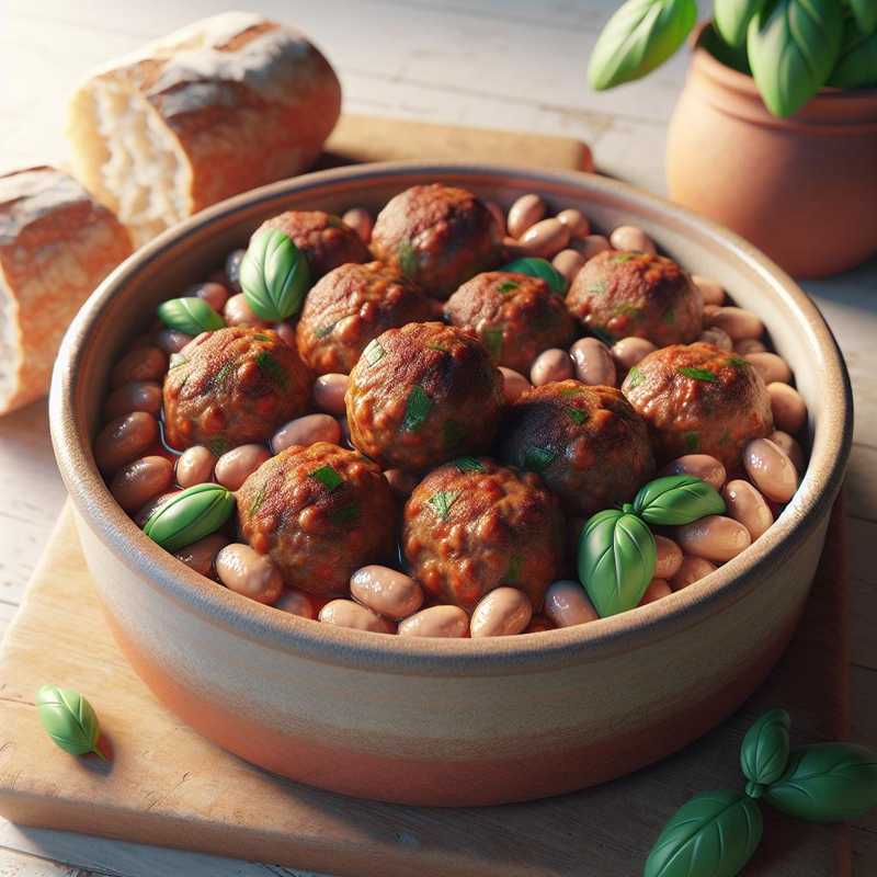 Polpette vegetariane di fagioli borlotti